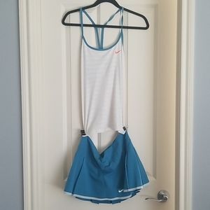 Nike Tennis Top and Skirt Set